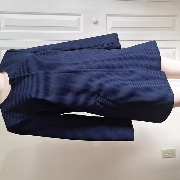 Women's Navy Lightweight Jacket/Coat Size Medium - Picture 6 of 11